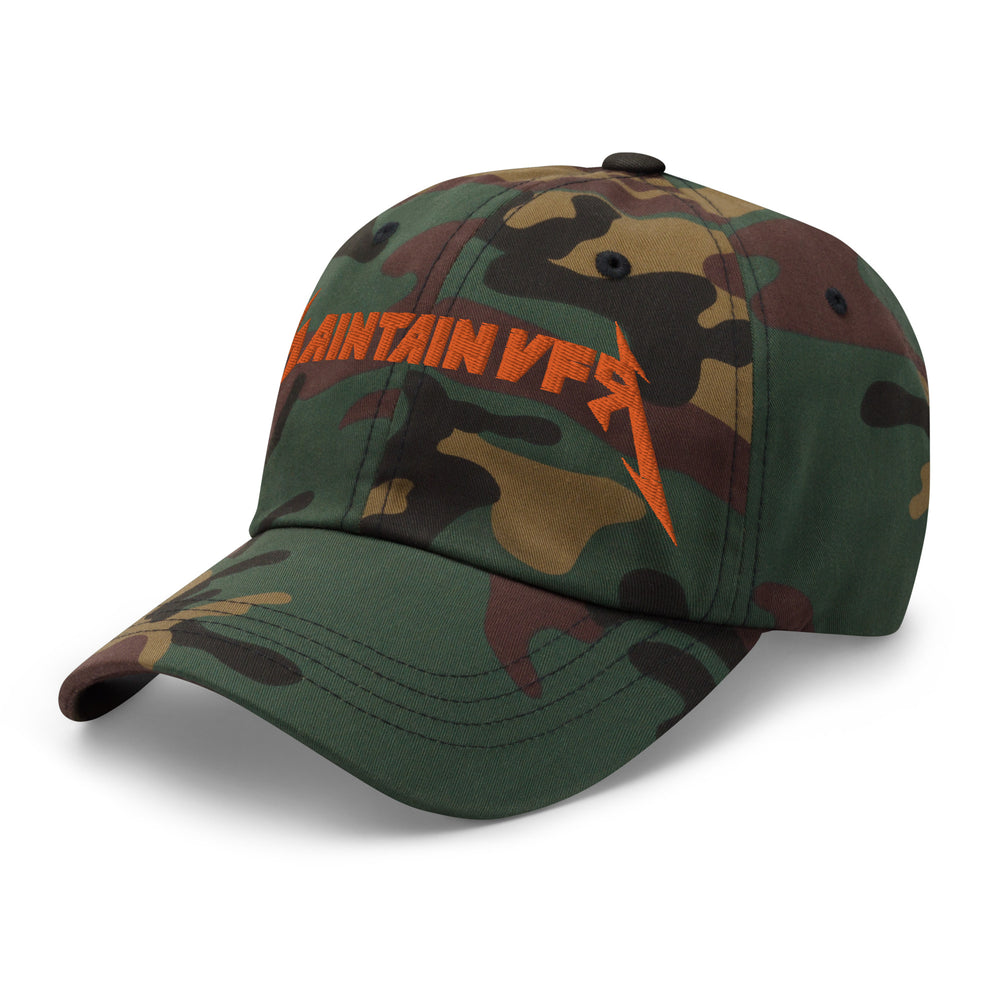 Camo Metal Maintain VFR Dad Hat