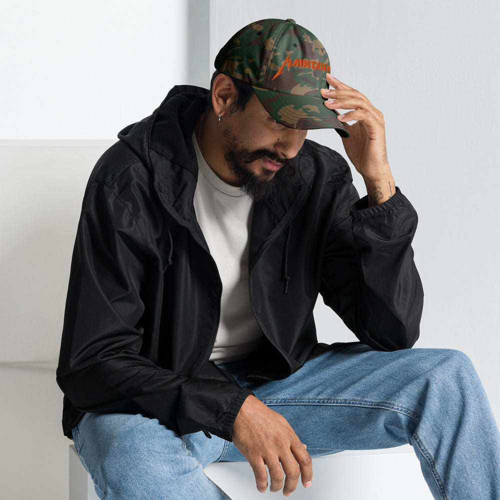 Camo Metal Maintain VFR Dad Hat