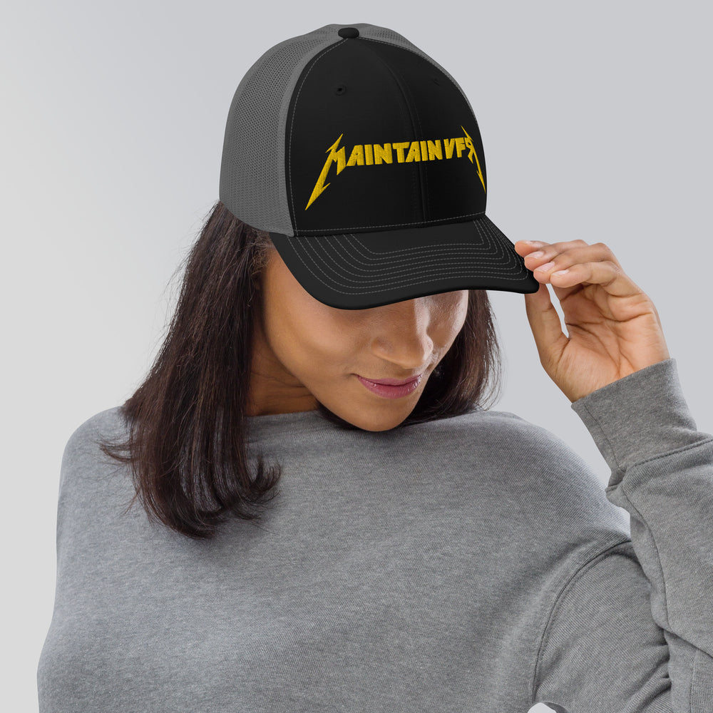 Metal MAINTAIN VFR- Trucker Cap